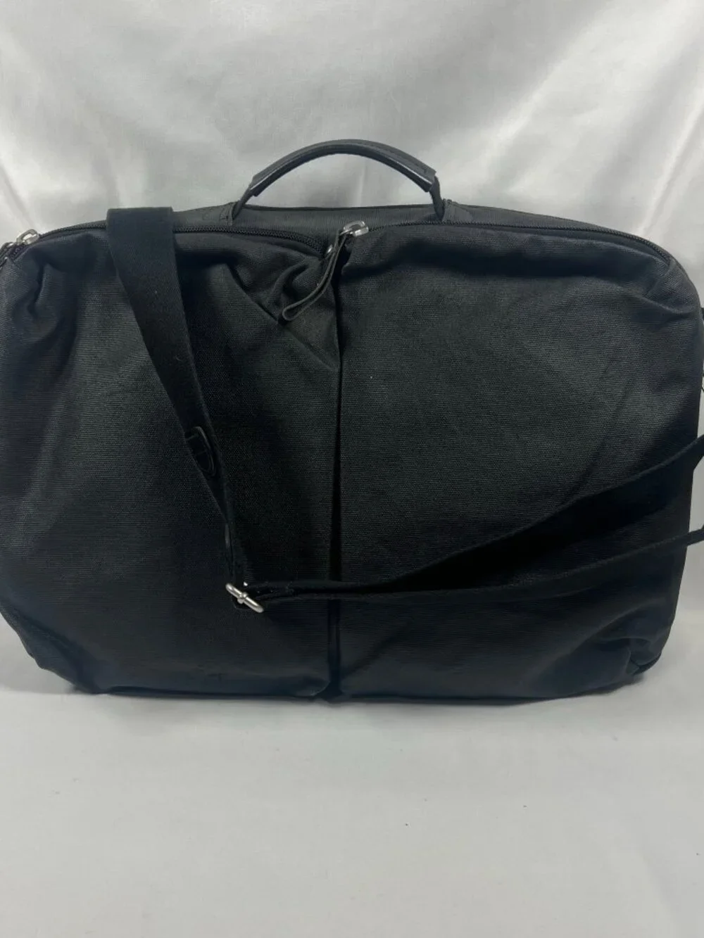 Qwstion Bananatex Simple Office Workbag Black Lightweight Backpack Minimalist